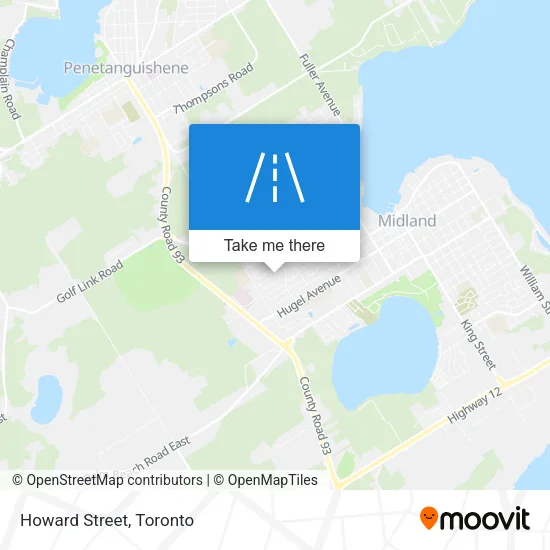 Howard Street map