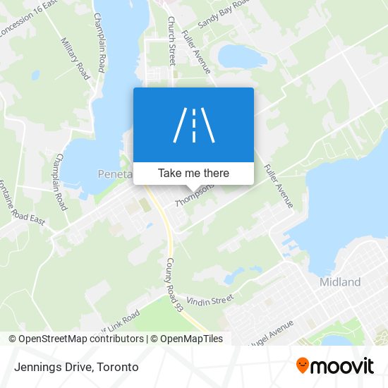 Jennings Drive map