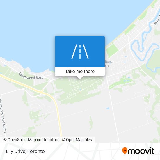 Lily Drive map