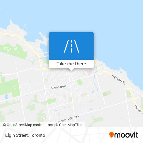 Elgin Street map