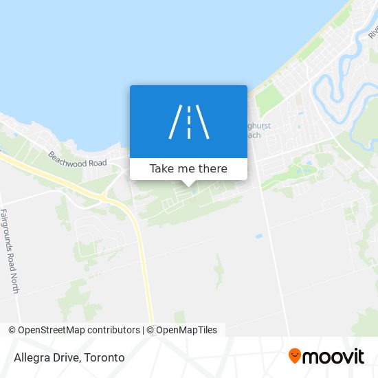 Allegra Drive map