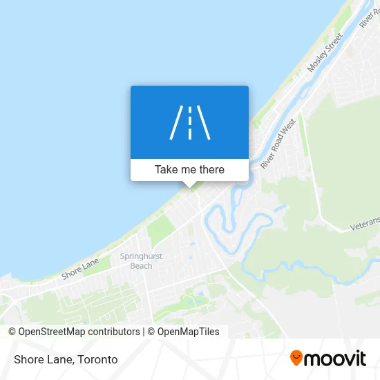 Shore Lane map