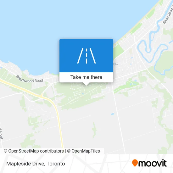 Mapleside Drive map
