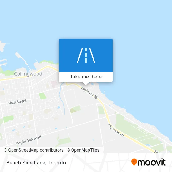 Beach Side Lane map