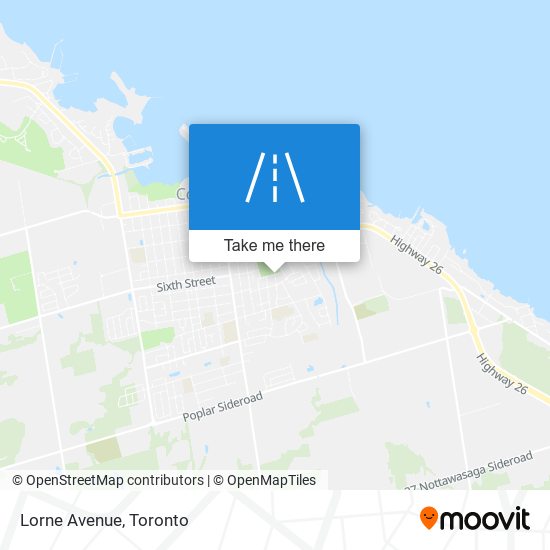 Lorne Avenue map