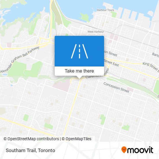 Southam Trail map