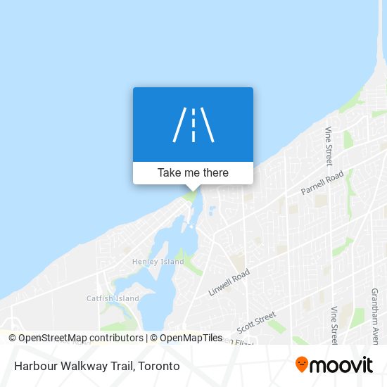 Harbour Walkway Trail map