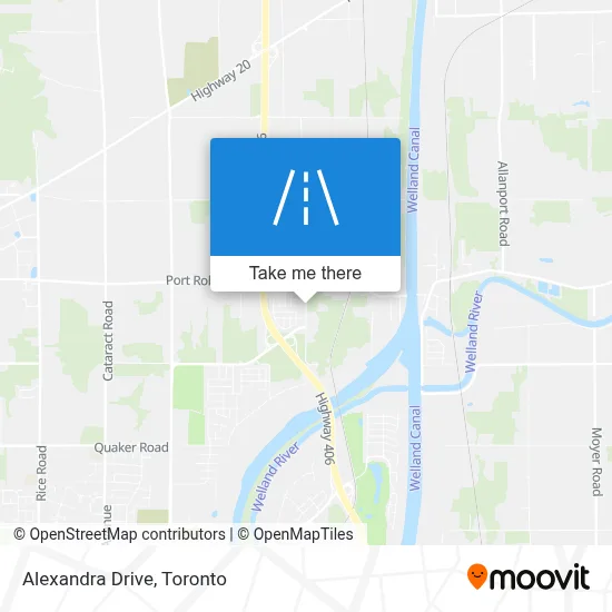 Alexandra Drive map