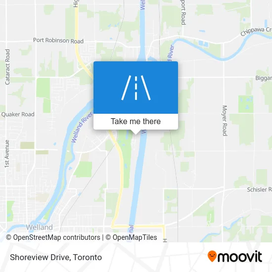 Shoreview Drive map