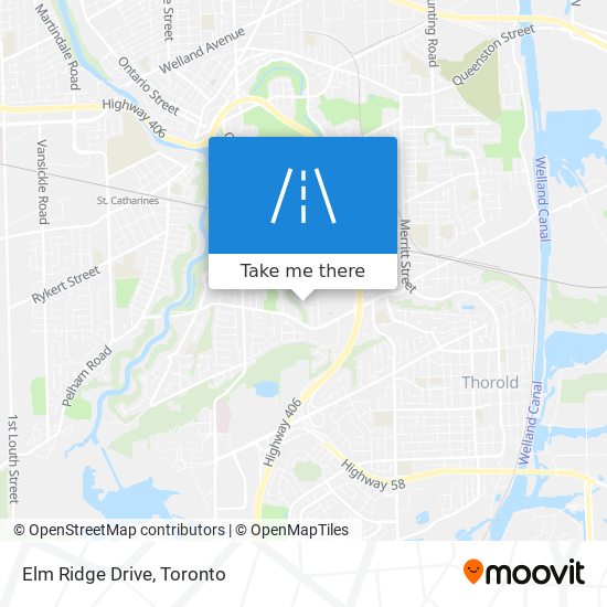 Elm Ridge Drive map