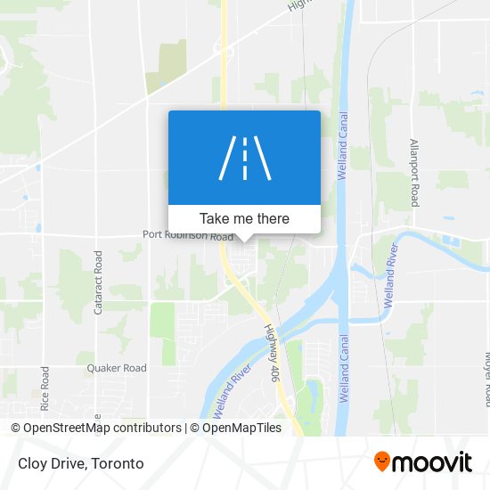 Cloy Drive map