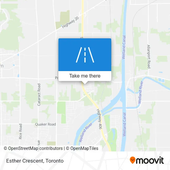 Esther Crescent map