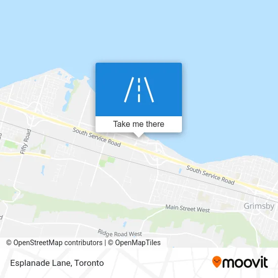 Esplanade Lane map