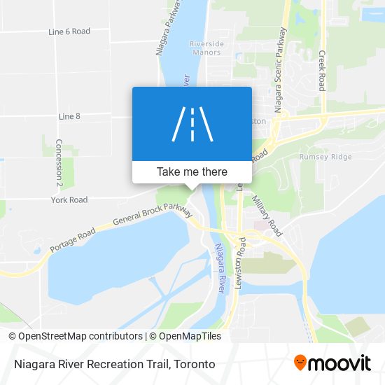 Niagara River Recreation Trail map