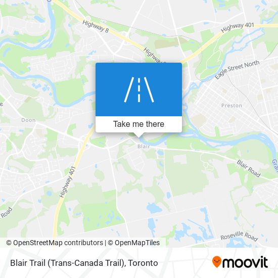 Blair Trail (Trans-Canada Trail) plan