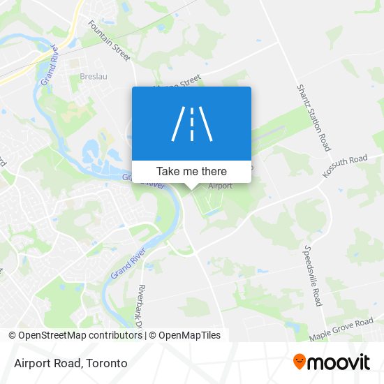 Airport Road map