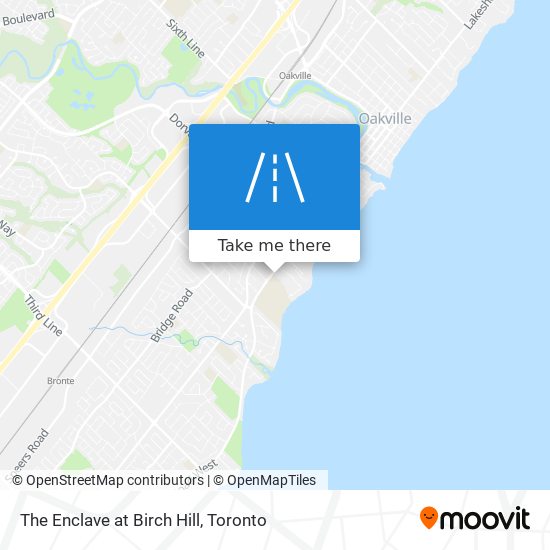 The Enclave at Birch Hill map