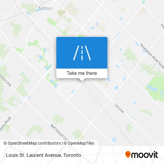 Louis St. Laurent Avenue map