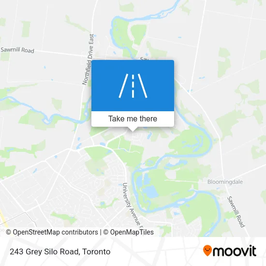 243 Grey Silo Road map
