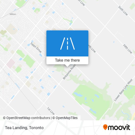 Tea Landing map