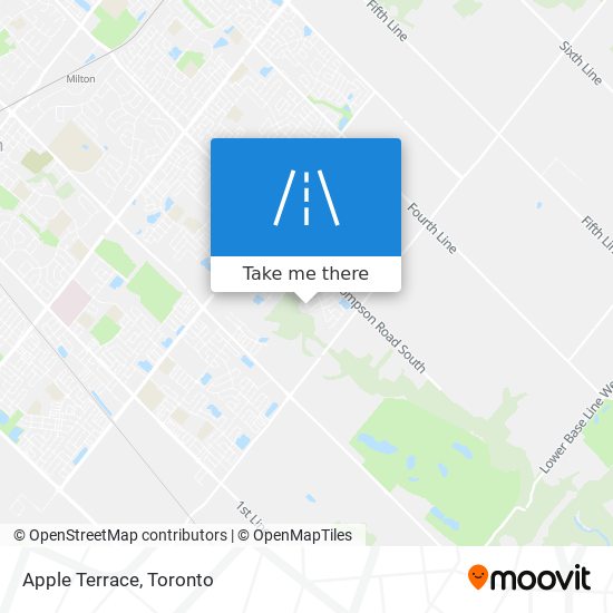 Apple Terrace map