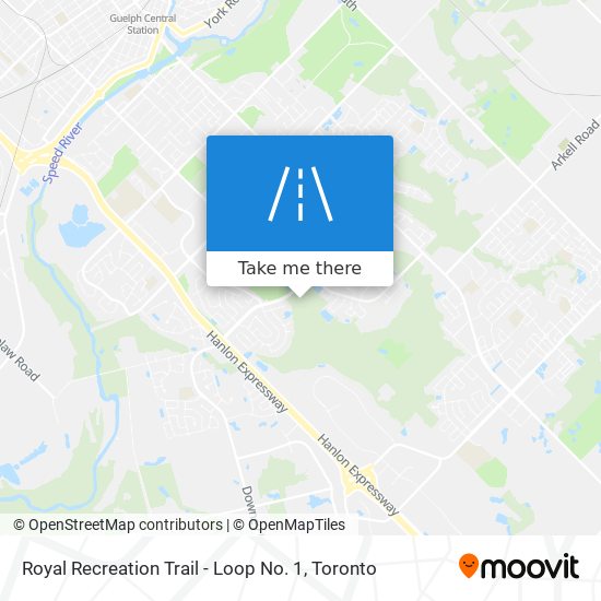 Royal Recreation Trail - Loop No. 1 map