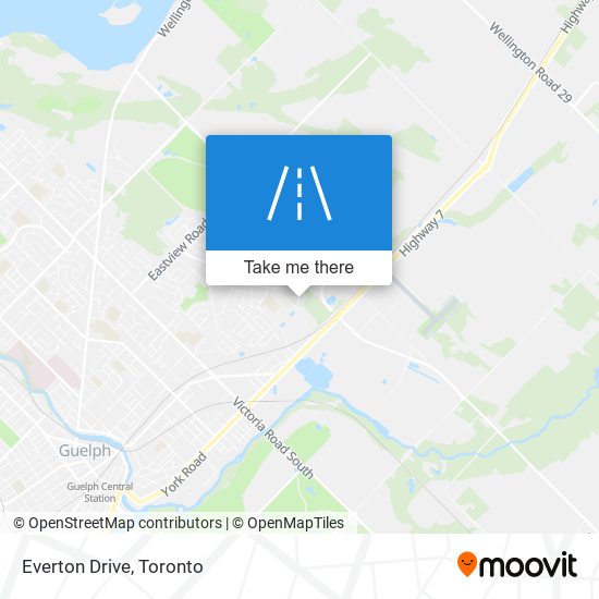 Everton Drive map