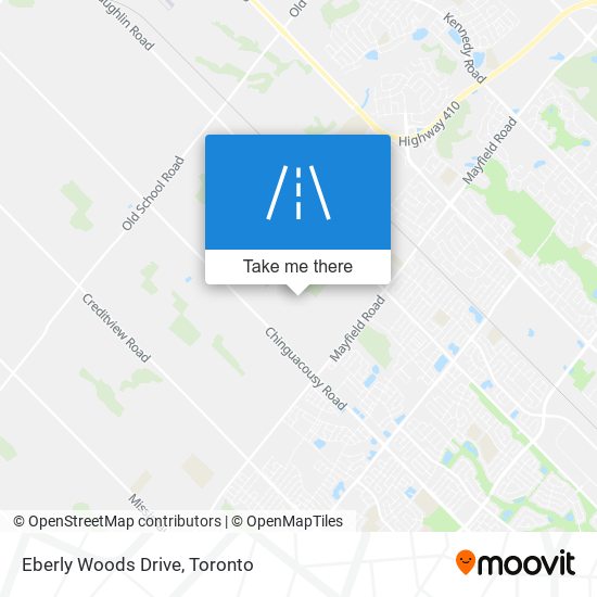 Eberly Woods Drive map