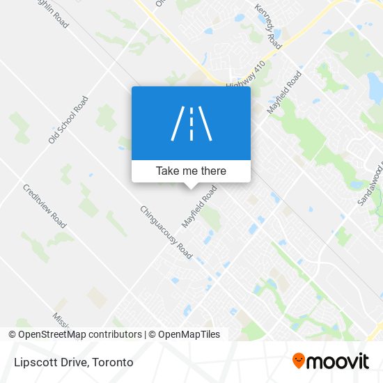 Lipscott Drive map