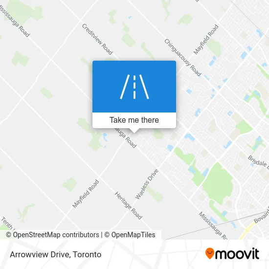 Arrowview Drive map