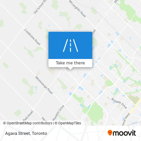 Agava Street map