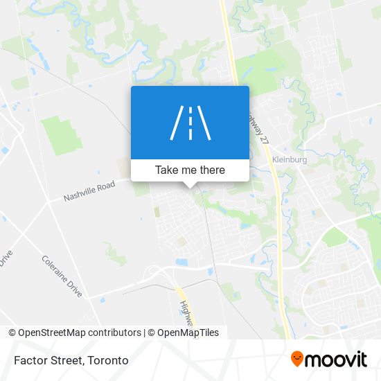 Factor Street map