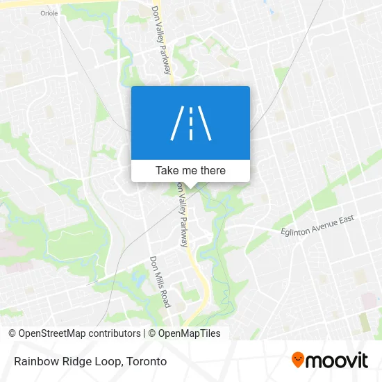 Rainbow Ridge Loop map