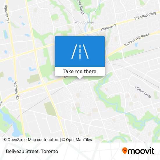 Beliveau Street map