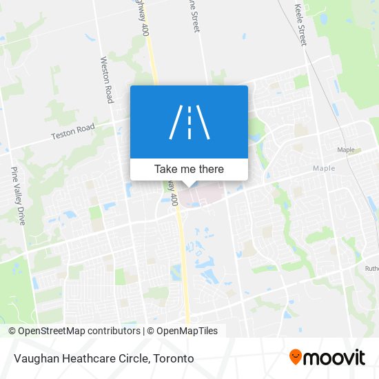 Vaughan Heathcare Circle map