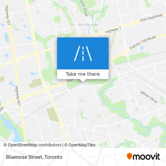 Bluenose Street map