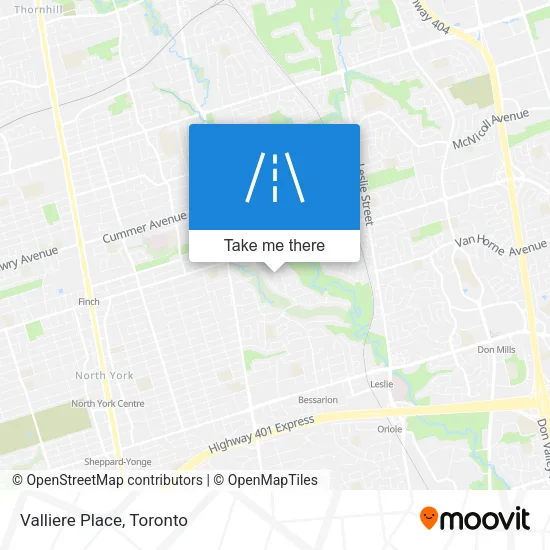 Valliere Place map