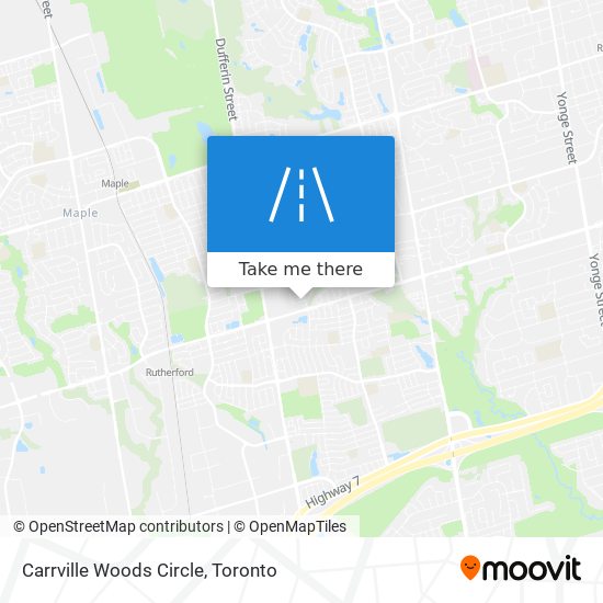 Carrville Woods Circle map