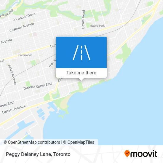 Peggy Delaney Lane map