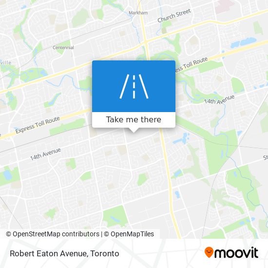 Robert Eaton Avenue map