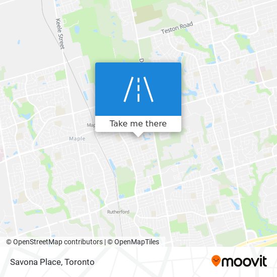 Savona Place map