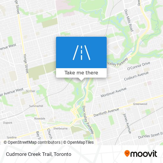 Cudmore Creek Trail map