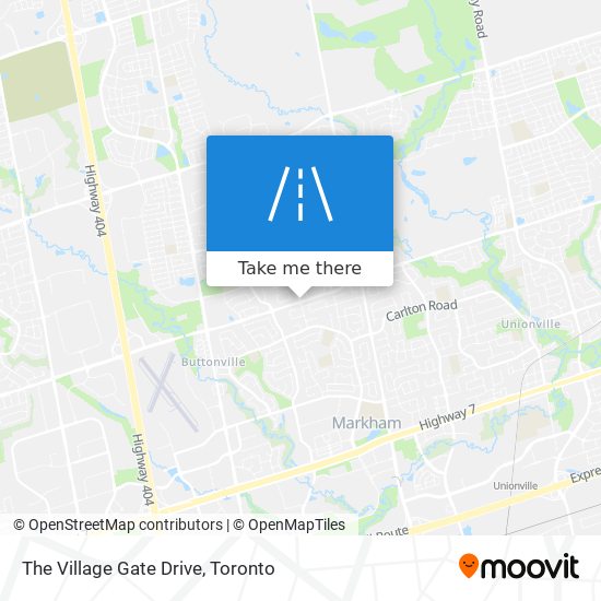 The Village Gate Drive map