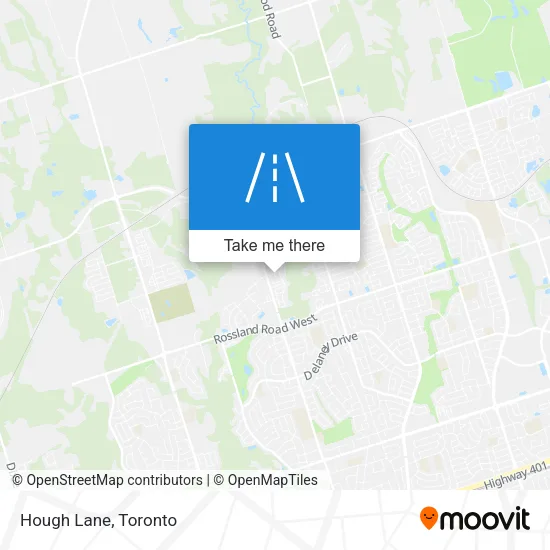 Hough Lane map