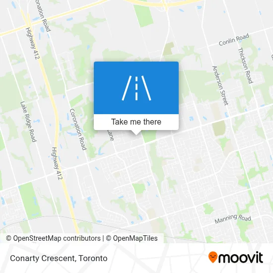 Conarty Crescent map