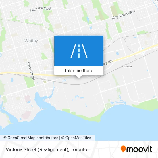 Victoria Street (Realignment) map