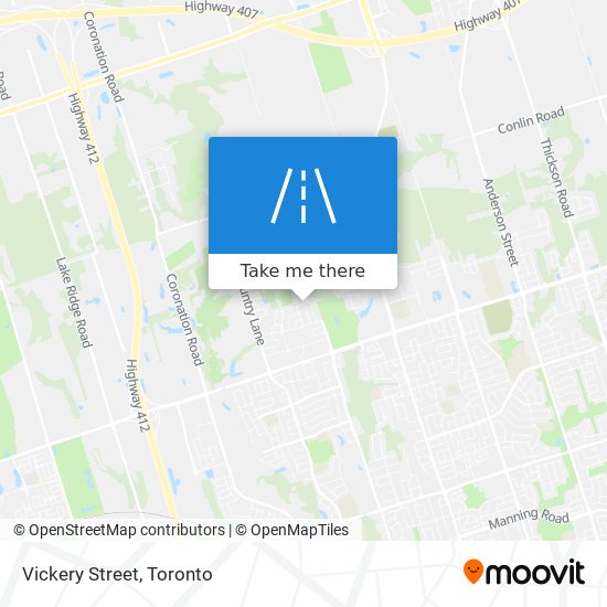 Vickery Street map