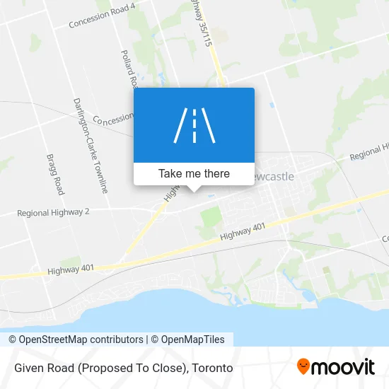 Given Road (Proposed To Close) map