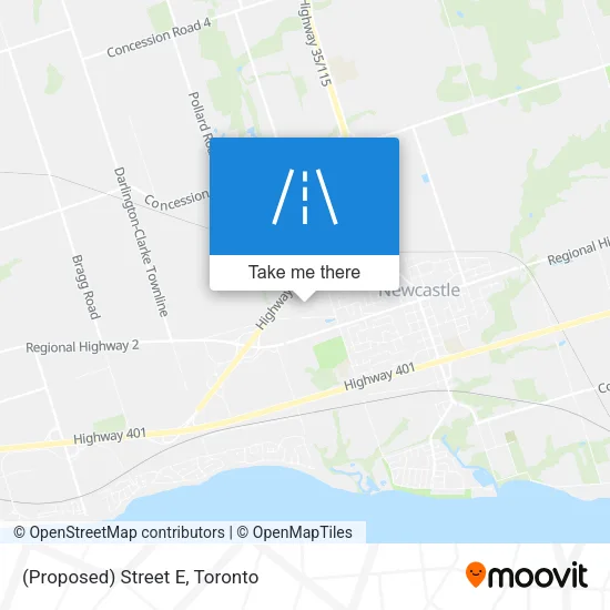 (Proposed) Street E map