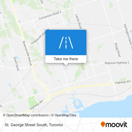 St. George Street South map